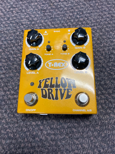Used T-Rex Engineering YELLOW DRIVE Overdrive Pedal