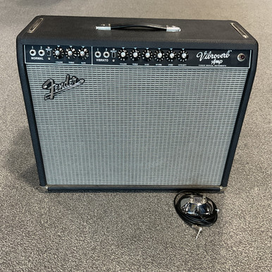 Used FENDER 64 VIBROVERB CUSTOM - CAESAR DIAZ Tube Combo Amplifier