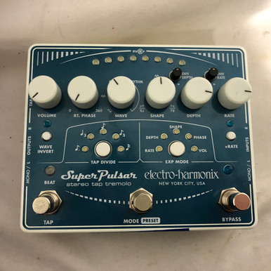 Used Electro Harmonix (E/H) SUPER PULSAR Tremolo Pedal