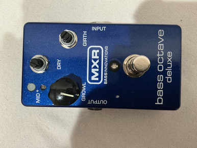 Used MXR BASS OCTAVE DELUXE Octave Pedal