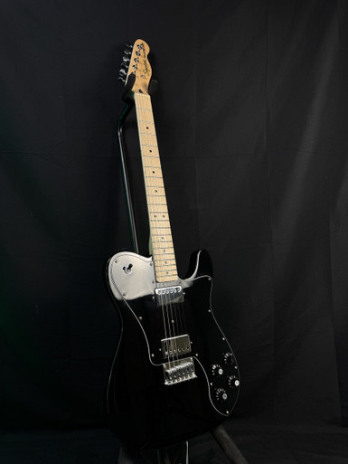 Used Squier TELECASTER DELUXE T Type Electric Guitar Black 6-String