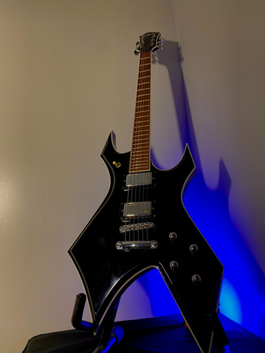 Used BC Rich WARLOCK MK5 Pointy Electric Guitar Black 6-String