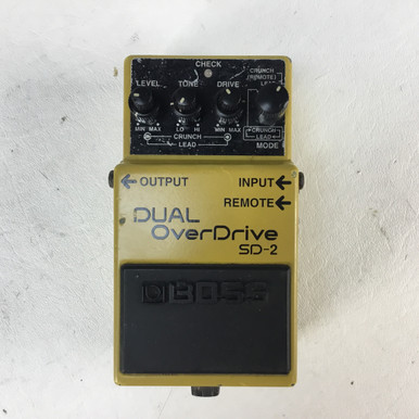 Used Boss SD-2 DUAL OVERDRIVE Overdrive Pedal