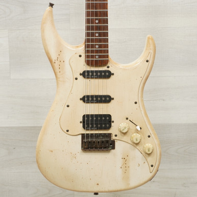 Used Axl Badwater Electric Guitar White