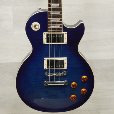 Used Epiphone Les Paul Standard Electric Guitar Blue