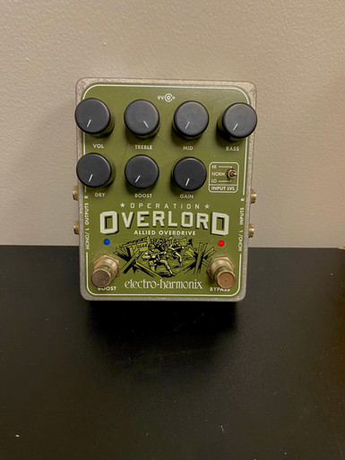 Used Electro Harmonix (E/H) OPERATION OVERLORD Overdrive Pedal
