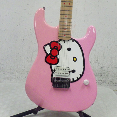 Used Squier HELLO KITTY SQUIER Offset Double Cutaway Electric