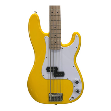 Used Squier FSR Sonic P Bass P Type Bass Guitar Yellow 4-String