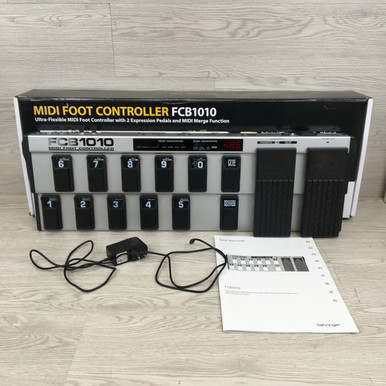 Used Behringer FCB1010 MIDI FOOT CONTROLLER Floorboard Pre-amp
