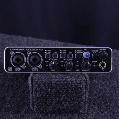 Used Behringer U-PHORIA UMC204HD INTERFACE Computer Interface 2 A