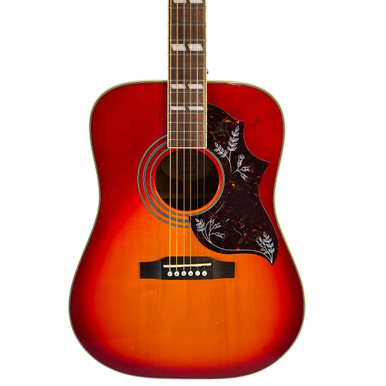 Used Epiphone HUMMINGBIRD HS Solid Top Acoustic Guitar Cherry Sunburst