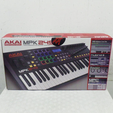 Used Akai MPK 249 MIDI CONTROLLER 49-Key Controller 49-Key