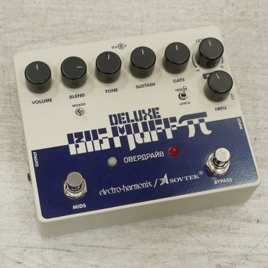 Used Electro Harmonix Sovtek Deluxe Big Muff Pi Fuzz Pedal