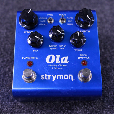 Used Strymon OLA DBUCKET CHORUS VIBRATO Chorus Pedal