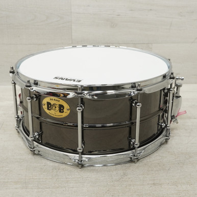 ★値下交渉可【DW】BIG BLACK by Pork Pie Percussi Used Pork Pie 14x6.5 Big Black Brass Snare Drum