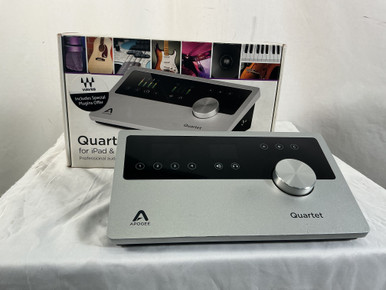Used Apogee QUARTET USB Computer Interface 4 A/D Recording Inputs