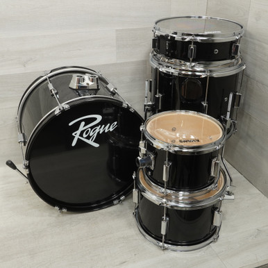 Used Rogue 5pc Drum Shells And Hardware Black