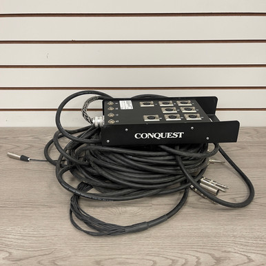 Used CONQUEST 8X4 XLR/TRS SNAKE 15FT Snake