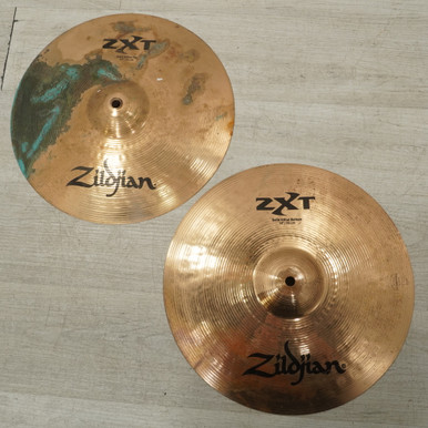Used Zildjian Zxt Hi Hat Cymbals 14 - Local Pickup Only