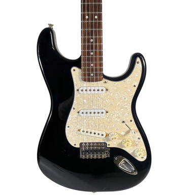 Used Squier 2006 BULLET STRAT S Type Electric Guitar Black 6-String
