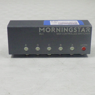 Used Morningstar Engineering ML5 MIDI CONTROLLER SWITCHER Bypass