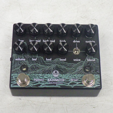 Used Walrus Audio BADWATER Bass Pre-Amp Pedal