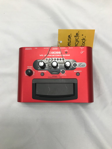 Used Boss VE-2 VOCAL HARMONIST Multi-FX Pedal