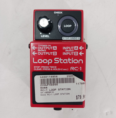 BOSS Loop Station RC-1 ルーパー USED ボス Used Boss RC-1 LOOP STATION Looper Pedal
