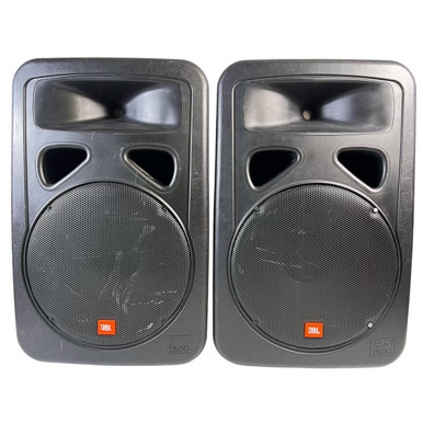 Used JBL EON 1500 SPEAKER PAIR Passive Full Range Speaker Cabinet