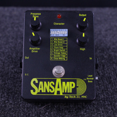 Used Tech 21 SANSAMP ORIGINAL 90S Guitar PreAmp Pedal