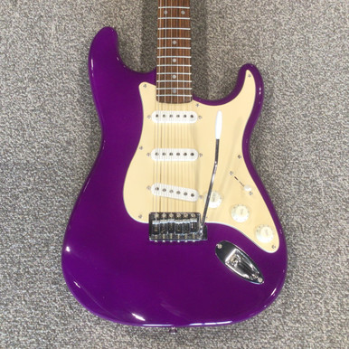 Squier Stratocaster パープルジャンク品未清掃 Used SQUIER STANDARD STRATOCASTER Electric Guitar