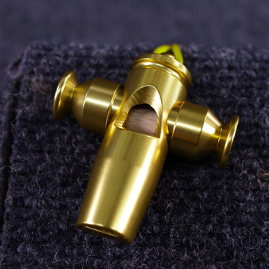 Used Latin Percussion - LP SAMBA WHISTLE GOLD TRI-TONE World