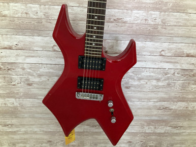 Used BC Rich WARLOCK BRONZE Pointy Electric Guitar Red 6-String