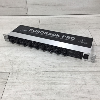 Used Behringer EURORACK PRO RX1602FX RACK MIXER Rackmount Mixer