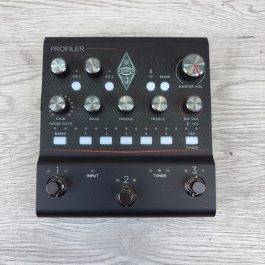 Kemper PROFILER PLAYER LVL Ⅱ適用済み Used Kemper PROFILER W/LVL 2 AND 3 UPGRADES Amp Simulator + FX Pedal