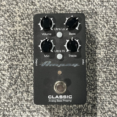 Used AMPEG CLASSIC ANALOG BASS PREAMP Bass Pedal