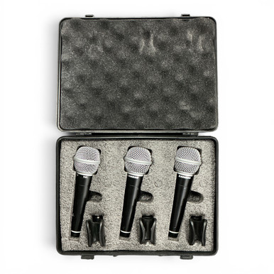 Used Samson R21 DYNAMIC MICROPHONE SET OF 3 Dynamic Microphone