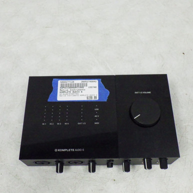 Used Native Instruments KOMPLETE AUDIO 6 Computer Interface 6 A/D