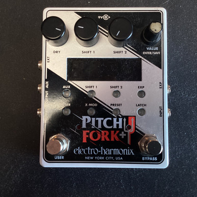 Used Electro Harmonix (E/H) PITCH FORK Guitar Effects Pedal