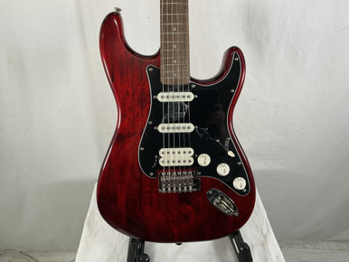 Used Squier CV 70S STRAT HSS S Type Electric Guitar Red 6-String