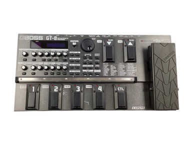 Used Boss GT-8 GUITAR PROCESSOR W/AC Multi-FX Pedal