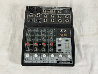 Used Behringer XENYX 802 Mixing Console