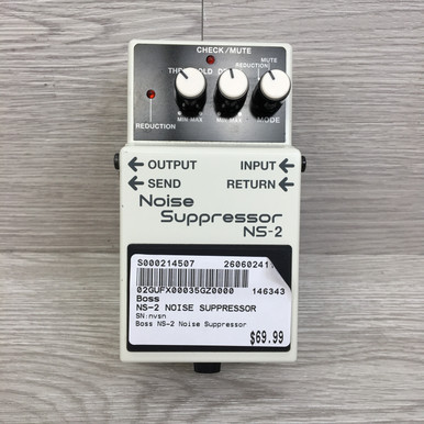 Used Boss NS-2 NOISE SUPPRESSOR Noise Reduction Pedal