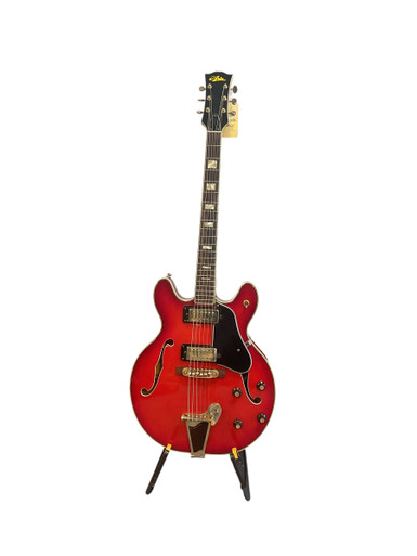 Used Aria DIAMOND 781 Vintage Semi-Hollow Electric Guitar Red 6-String