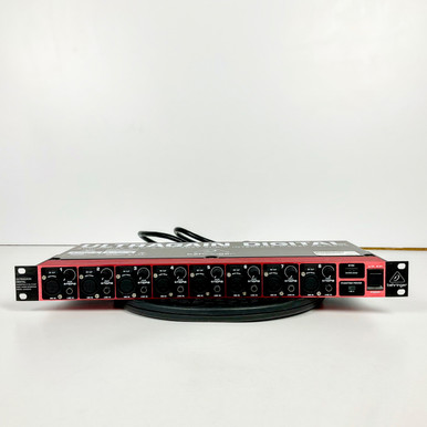 Used Behringer Ultragain Digital ADA8200 Microphone Preamp