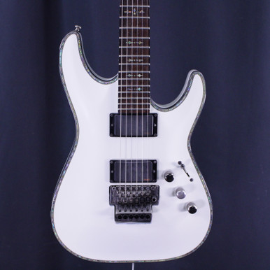 Used Schecter HELLRAISER C1 FR Super S Electric Guitar White 6-String