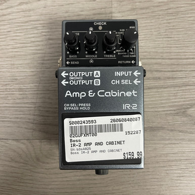 Used Boss IR-2 AMP AND CABINET IR Cab Pedal