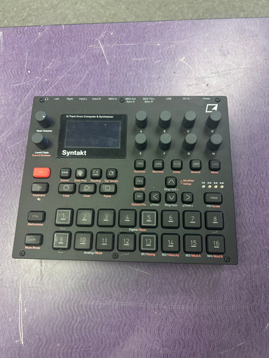 Used Elektron ELEKTRON SYNTAKT 12 VOICE SAMPLER Synthesizer Compact