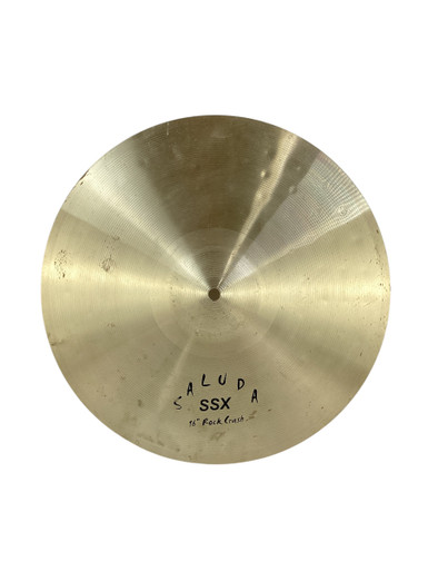 Used Saluda SSX 16 ROCK CRASH Crash Cymbal 16