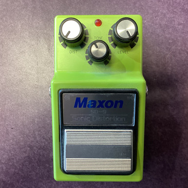 Used Maxon SD-9 SONIC DISTORTION Distortion Pedal